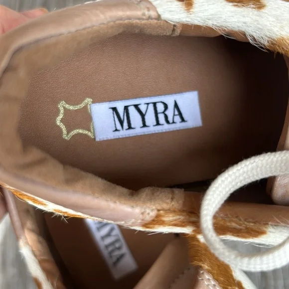 Western sneakers made from cowhide and leather well made high quality lace ups - Picture 9 of 10